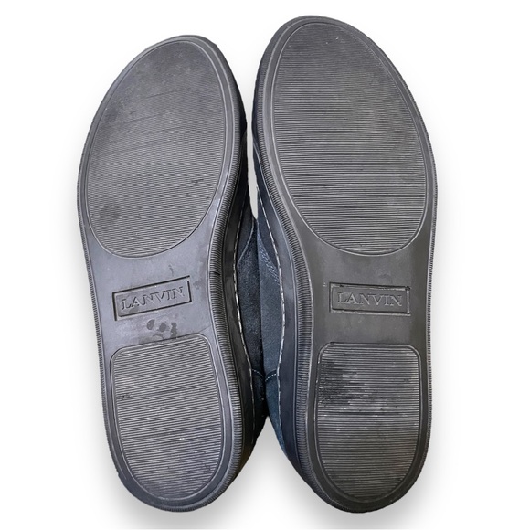 Lanvin Chukka Desert blue Suede Boots - Picture 6 of 16